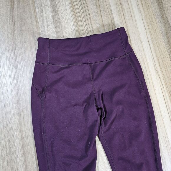 Vuori Cerise Pace High Rise Athletic Leggings Womens Medium Burgundy Purple - Picture 2 of 10